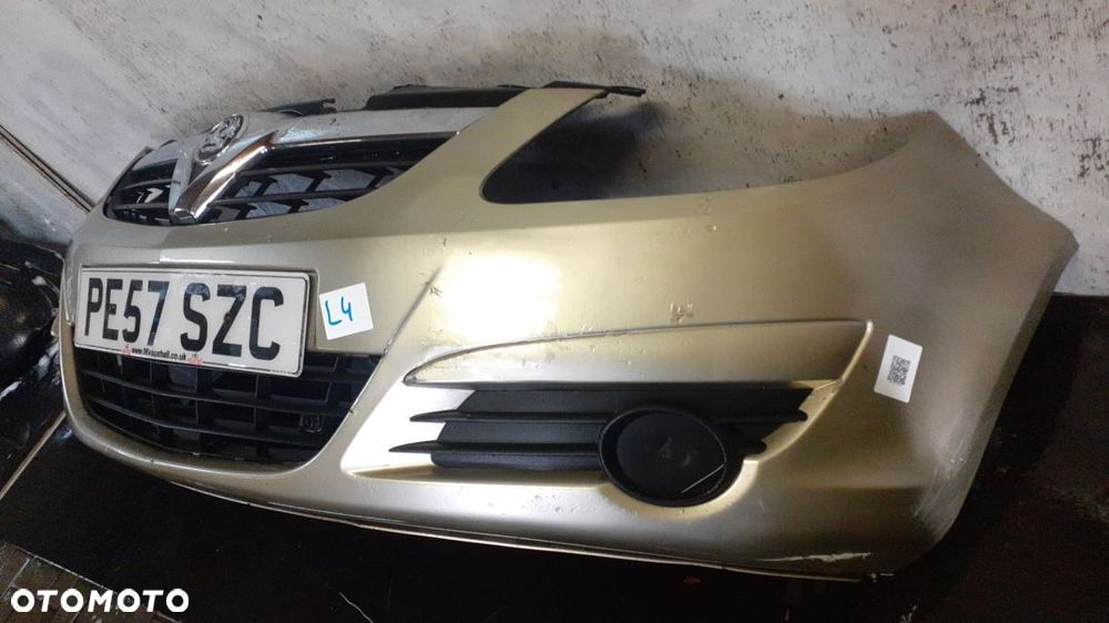 } ZDERZAK PRZÓD PRZEDNI OPEL CORSA D Z40M ZŁOTY DO MALOWANIA ! - 3