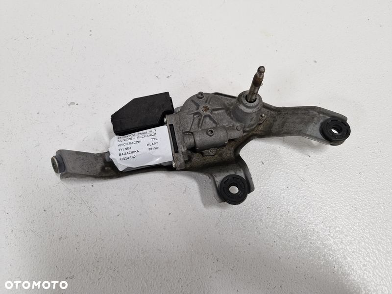 TOYOTA PRIUS III 3 SILNICZEK MECHANIZM WYCIERACZKI TYŁ TYLNEJ BAGAŻNIKA - 1