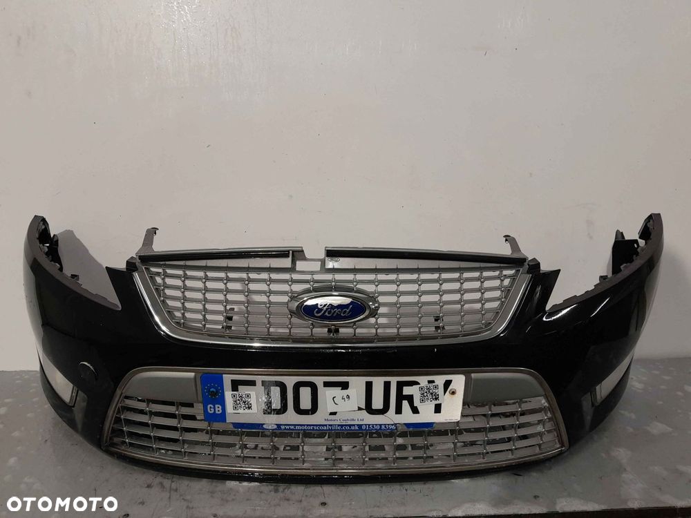 ^ ZDERZAK PRZÓD PRZEDNI DO FORD MONDEO MK4 4 IV G6 CZARNY HALOGENY - 1