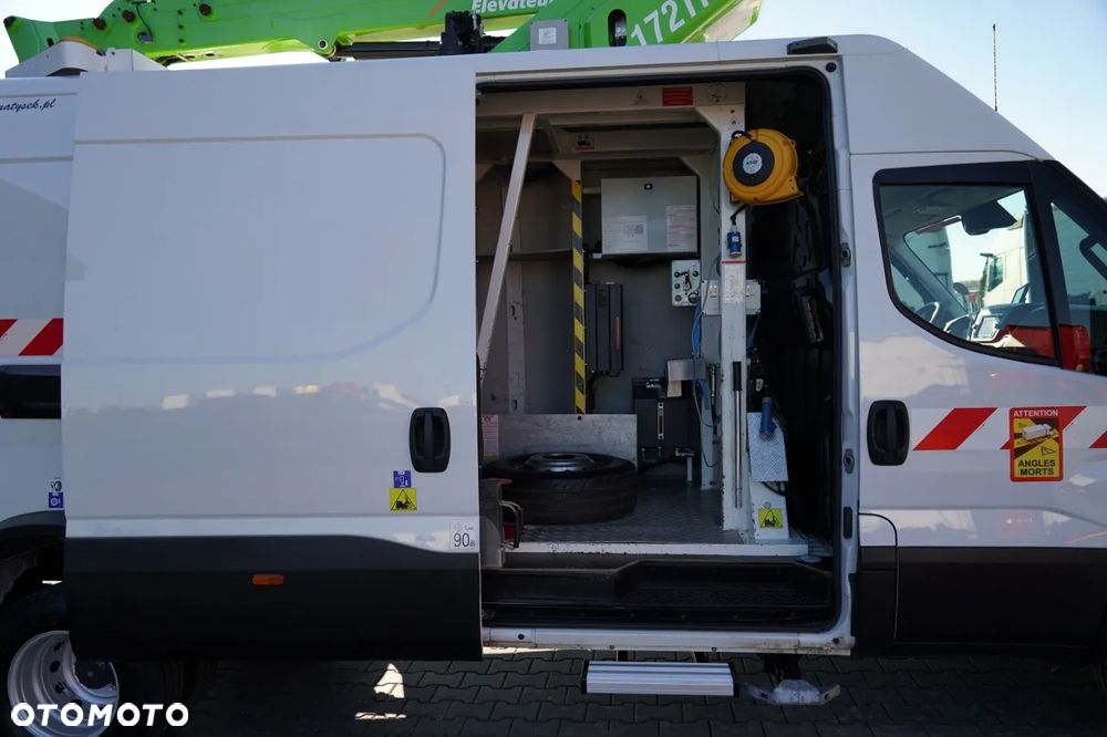 Iveco DAILY 70-180 / PODNOŚNIK KOSZOWY - 16 m / BLASZAK + ZWYŻKA  ELEVATEUR / 200 kg - 22
