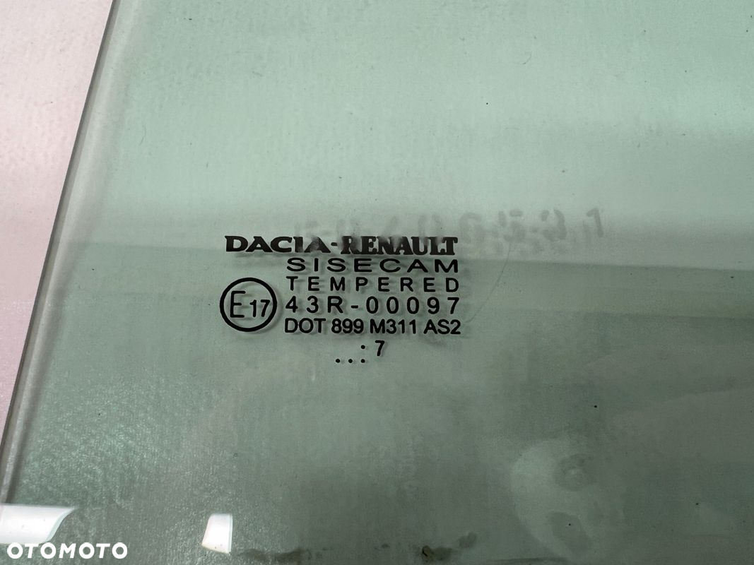 Dacia Sandero II szyba trójkąt drzwi lewy tył lewa tylna 2017r - 2