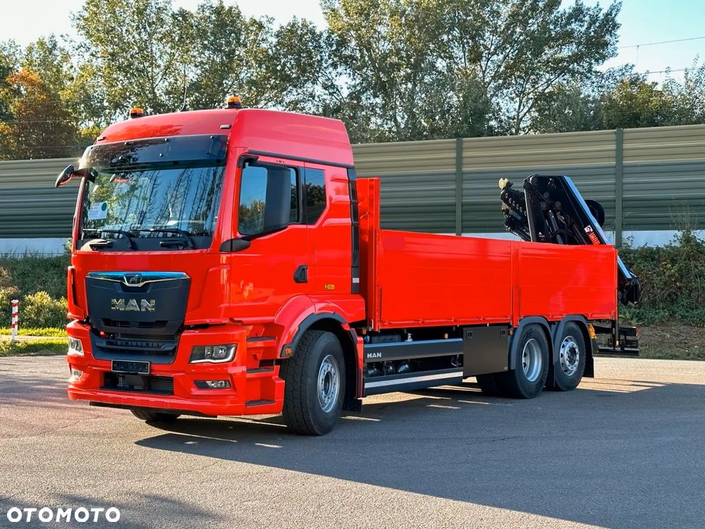 MAN TGS 26.470 6x2 //NOWY// HDS dzwig żuraw HIAB 228-6x wysów 18metró!!! 5i6 funkcja RADIO, Skrzynia łądunkowa. NOWY 2025 od ręki !!! - 6
