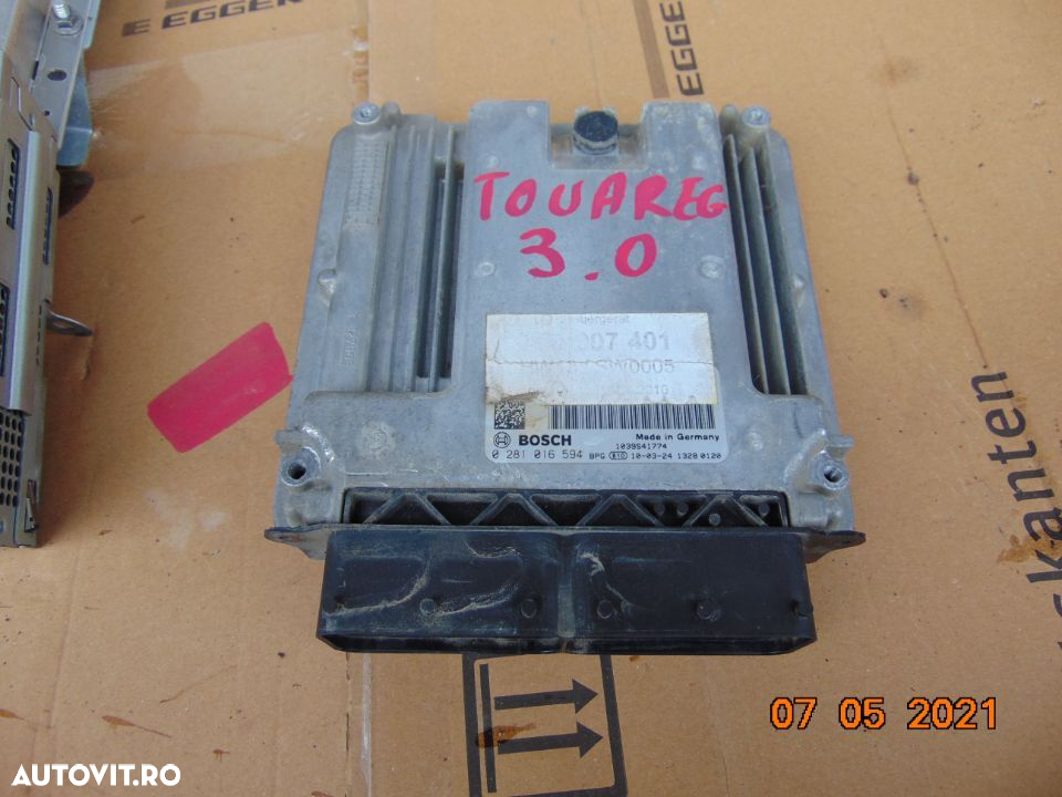 Calculator motor VW touareg 3.0 7P ECU Touareg 7P euro 5 dezmembrez - 2