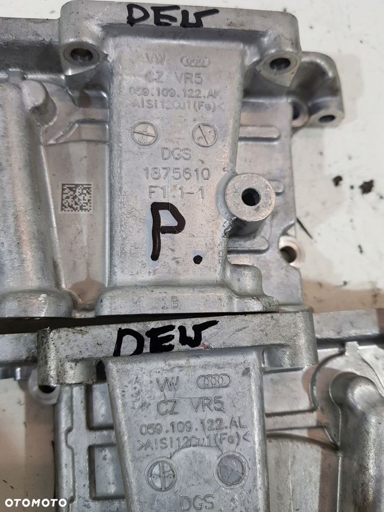 obudowa rozrządu prawa lewa 059109122al audi a6 c8 a7 vw 3.0tdi - 3