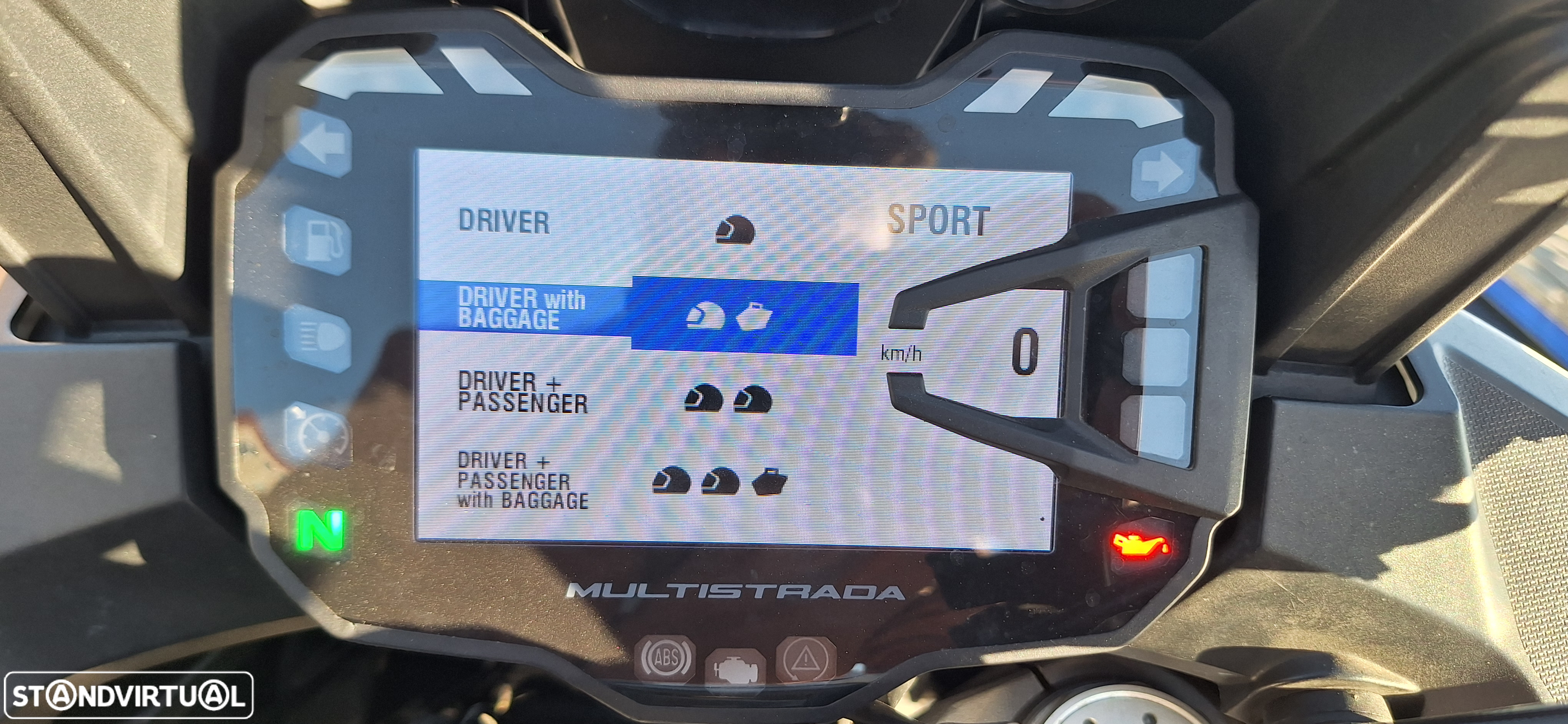 Ducati Multistrada 1200 S - 2015 (ecrã cor) kit touring - 16