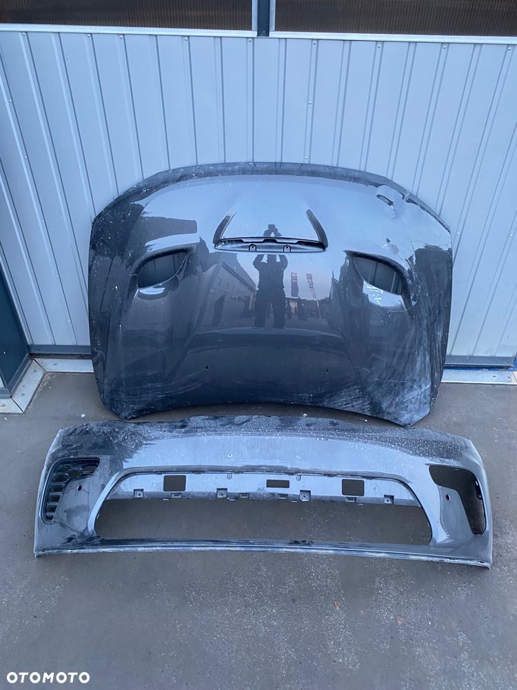 DODGE DURANGO SRT 8 RT R/T lift 2014-2025r 4xPDC ORYGINALNA ALUMINIOWA MASKA POKRYWA SILNIKA ZDERZAK PRZEDNI PRZÓD HELLCAT 68433296AA  68510293AD Alu 4 x otwory na PDC  Wwa - 2