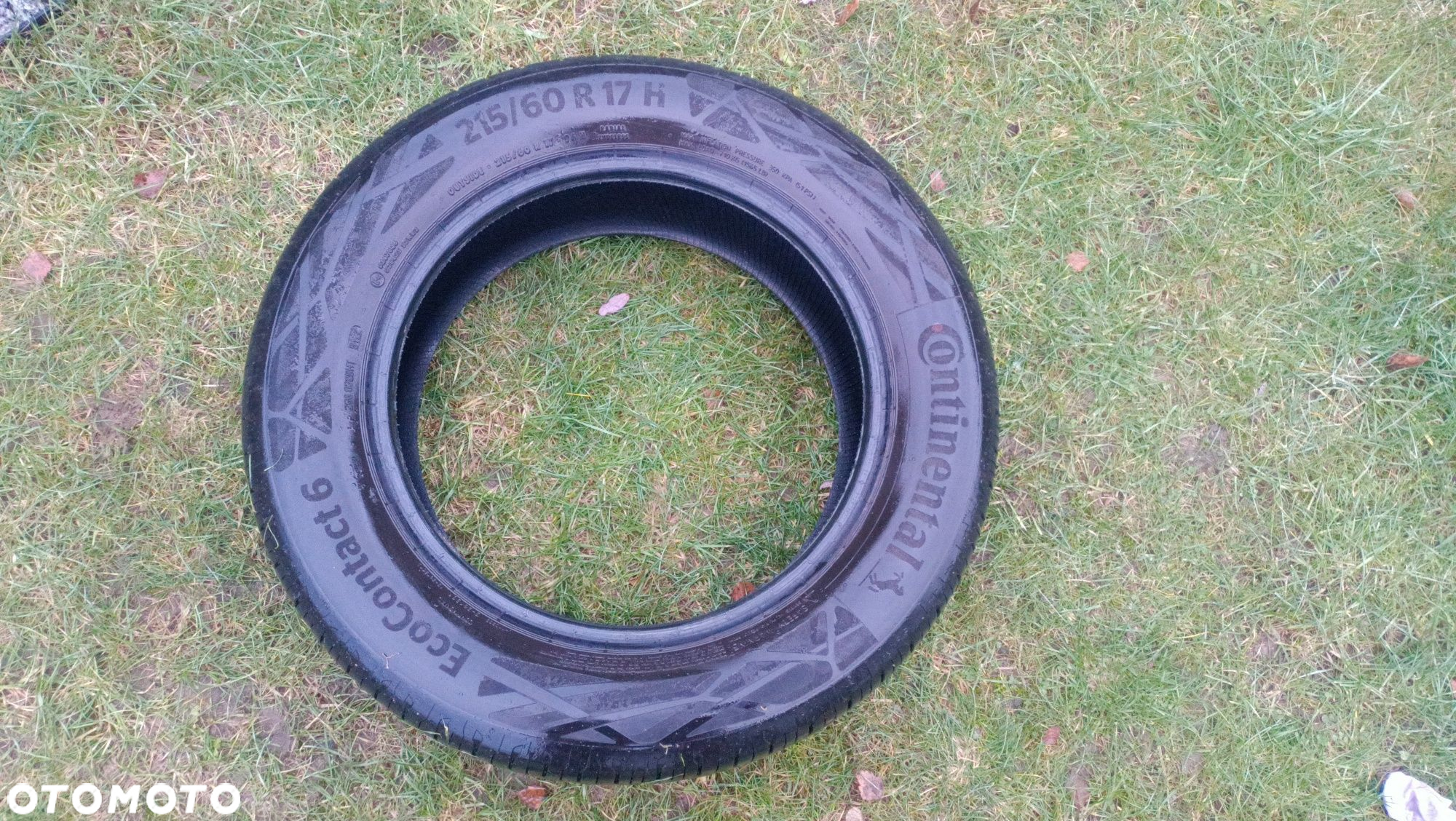Opony letnie lato 17 215/60/17 Continental 22rok okazja 6mm - 7