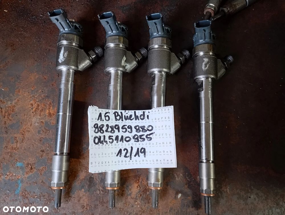 WTRYSKI Wtryskiwacze do Opel Peugeot Citroën 1.5 bluehdi 9828959880
