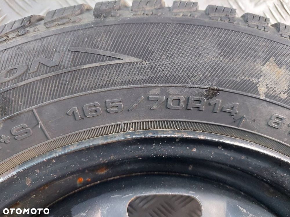 KOŁA FELGI OPONY ZIMOWE 4 SZT 5x100 5Jx14 165/70R14 SEAT VW SKODA AUDI - 10