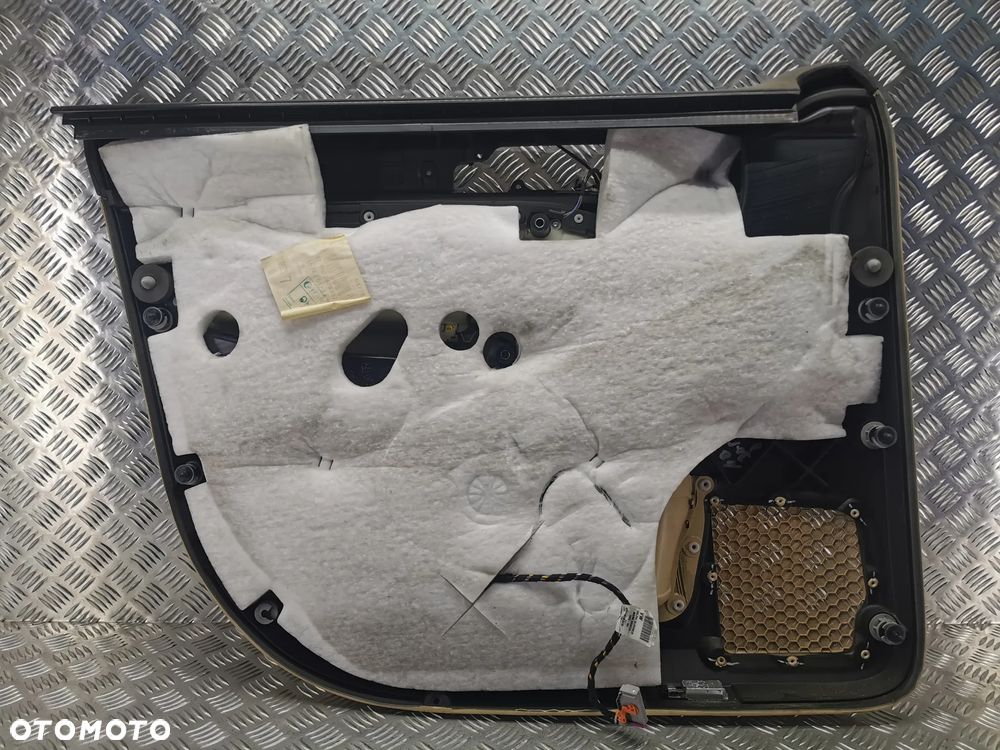 VW TOUAREG 7L 03-09R TAPICERKA BOCZEK DRZWI PRZOD PRAWY PASAZERA KREMOWY BEZOWY BANANOWY - 11