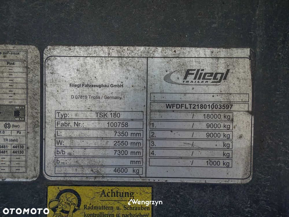 Fliegl TSK180 | Przyczepa z trzystronnym kiprem - 40