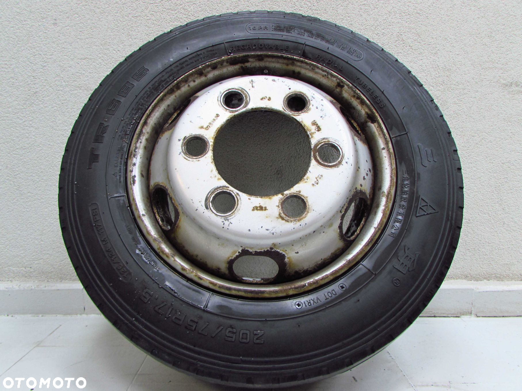 MITSUBISHI CANTER FUSO 7C 07-21 KOLO FELGA ZAPAS 6x220 17,5X6 205/75R17,5 - 2