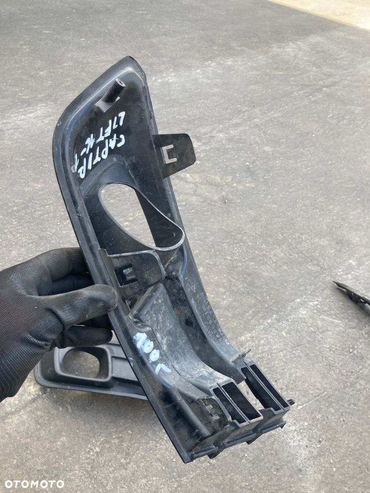RENAULT Captur 1 I lift prawa KRATKA ZDERZAKA przedniego KRATKA W ZDERZAK  przedni ZAŚLEPKA halogenu na halogen ramka osłona - 5