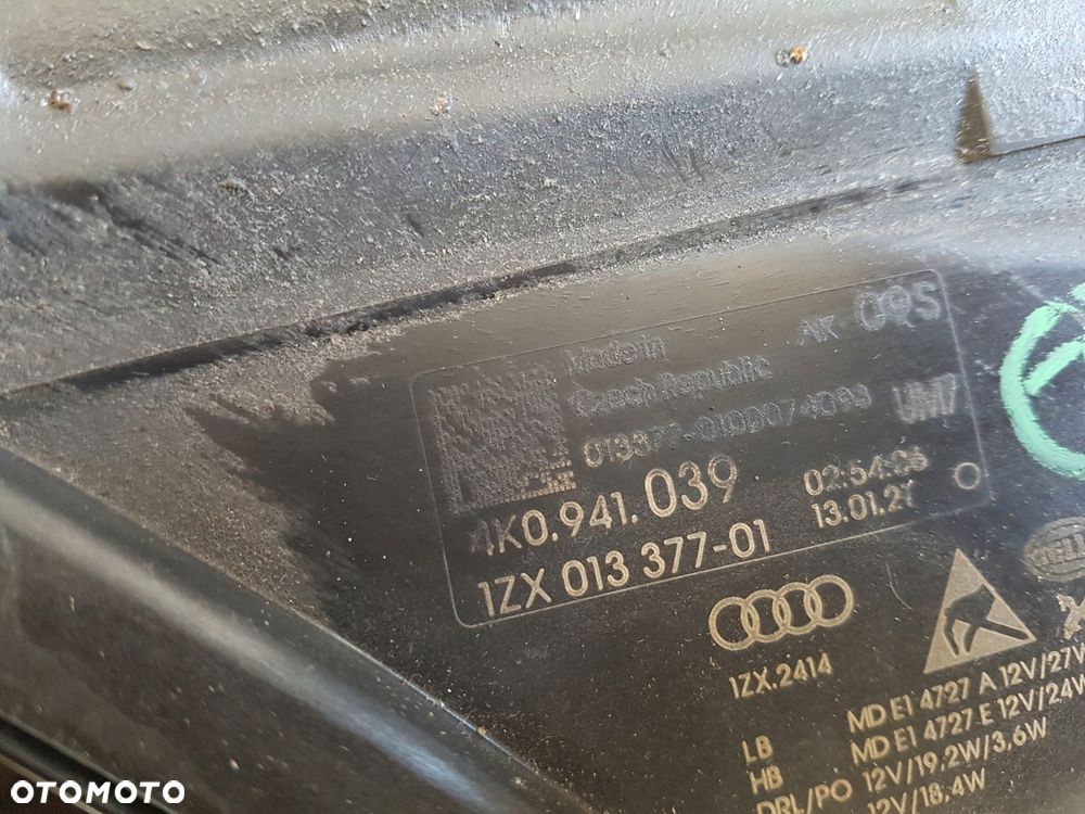 audi a6 c8 lewy reflektor full led lampa 4k0941039 - 10