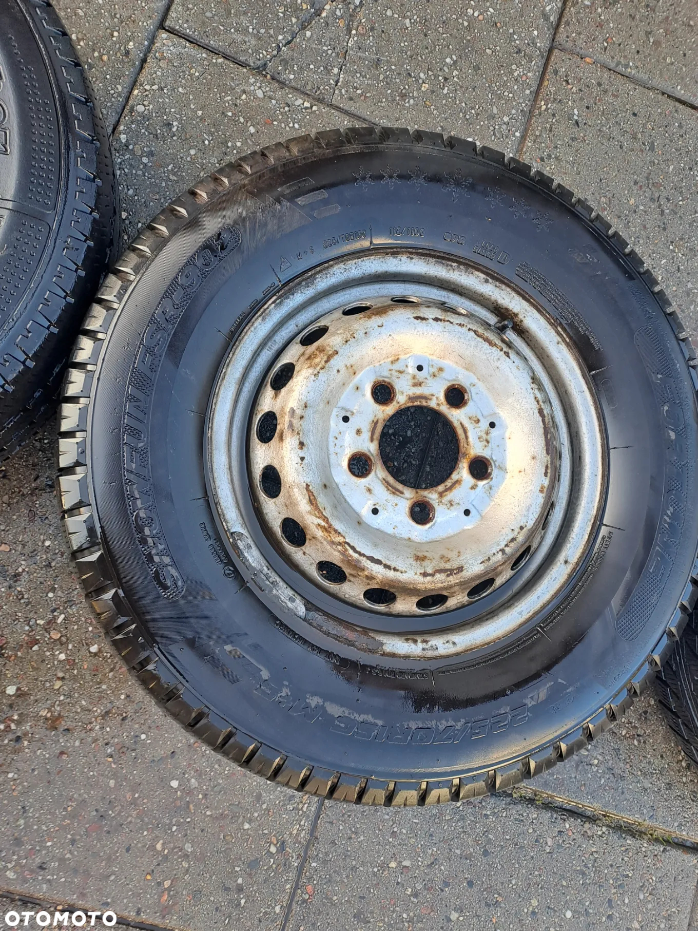 Mercedes Sprinter komplet felg z oponami225/70 R15C 5x112 - 8