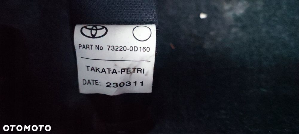 TOYOTA YARIS II LIFT FL DESKA KONSOLA PODUSZKI AIRBAG PASY SENSOR kpl 5D - 5