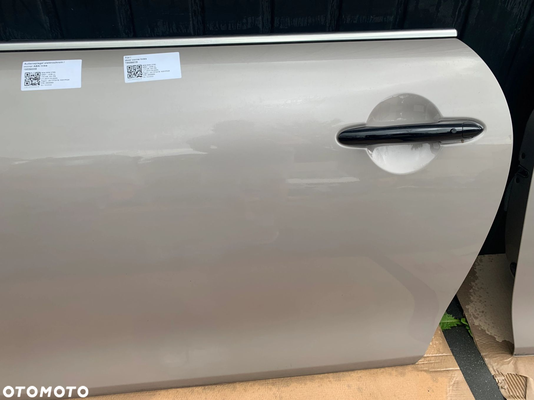 DRZWI LEWE PRAWE MINI COOPER F56 F57 B47 ROOFTOP GREY METALLIC - 7