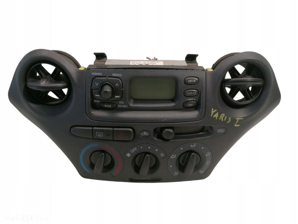 panel sterowania nawiewu wyświetlacz toyota yaris i 86110-52021 - 1