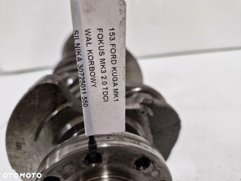 ford kuga mk1 focus mk3 2.0 tdci wał korbowy silnika 30725011 - 6