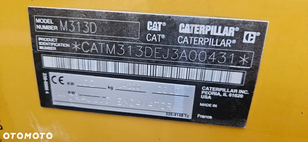 Caterpillar <<CAT M 313D Roto Szczypce Szybka Skrzynia Amortyzowane Ramie!>> - 14