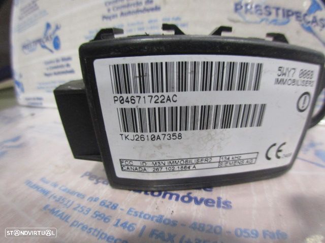 Modulo 5WY7008B 2671021864A P04671722AC CHRYSLER NEON 2000 2.0 135CV 4P CASTANHO Imobilizador - 3