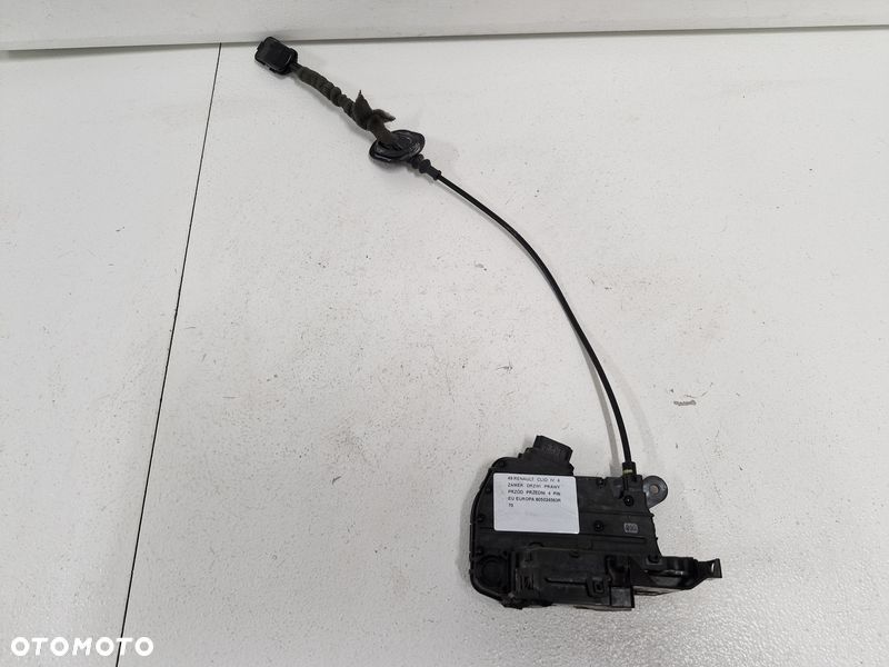 RENAULT CLIO 4 IV ZAMEK DRZWI PRAWY PRZÓD PRZEDNI 4 PIN EU 805024563R - 1