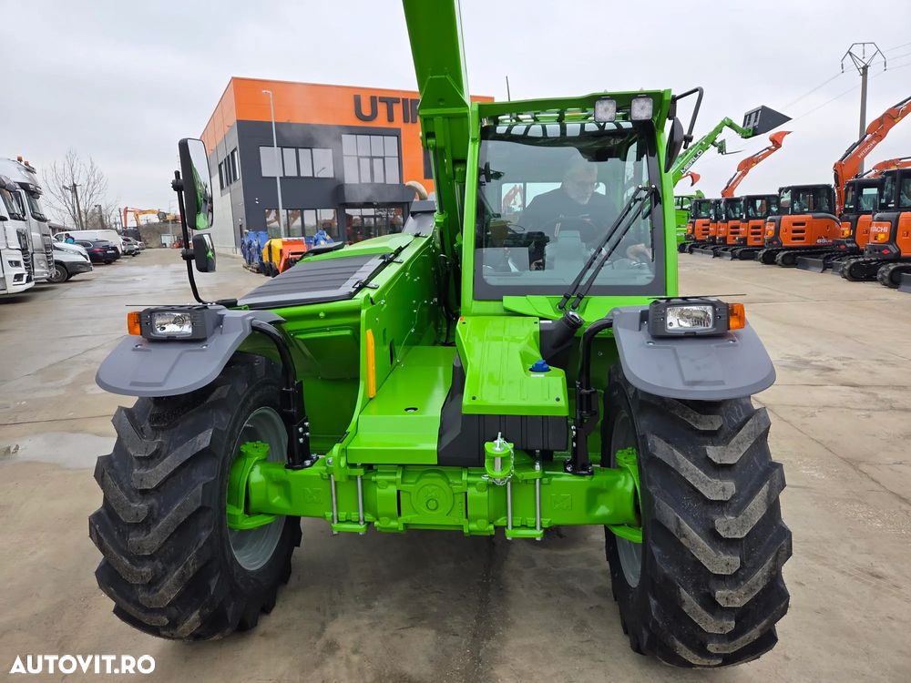 Merlo TF35.7-140, TELESCOPIC ridica 3,5t la 7m, 140CP Deutz, Aer conditionat, furci, cupa 3mc, graifer busteni, garantie 1 an, posibilitate leasing-PROMOTIE 85900 EUR+Tva - 16