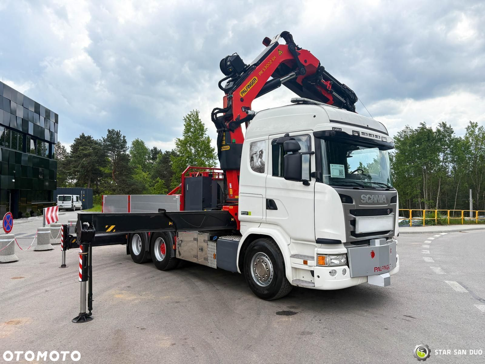 Scania G490 6x2 PalfingerPK 53002 SH Fly Jib Kosz Siodło - 13