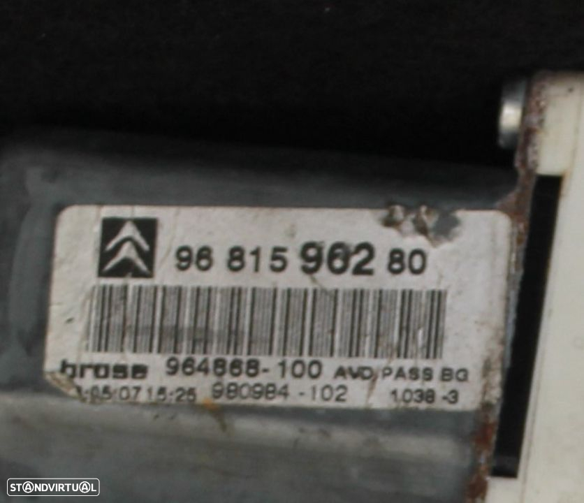 Motor Elevador Vidro Citroen C5 de 2005 - 3