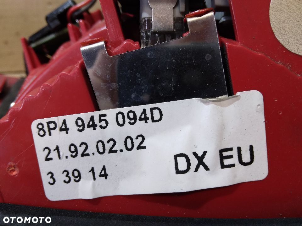 #LAMPA PRAWY TYŁ AUDI A3 S3 RS3 nr 8P4945094D - 3