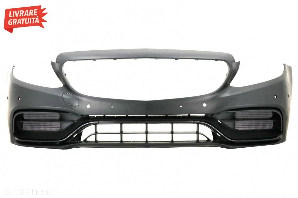 Bara Fata cu Difuzor Spate Mercedes C-Class A205 Cabriolet C205 Coupe - 2