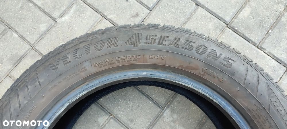 OPONY WIELOSZONOWE 205/55RR16 94V GOODYEAR VECTOR 4 SEASON GEN2 (1521) WIELOSEOZON 2 SZTUKI PARA - 5