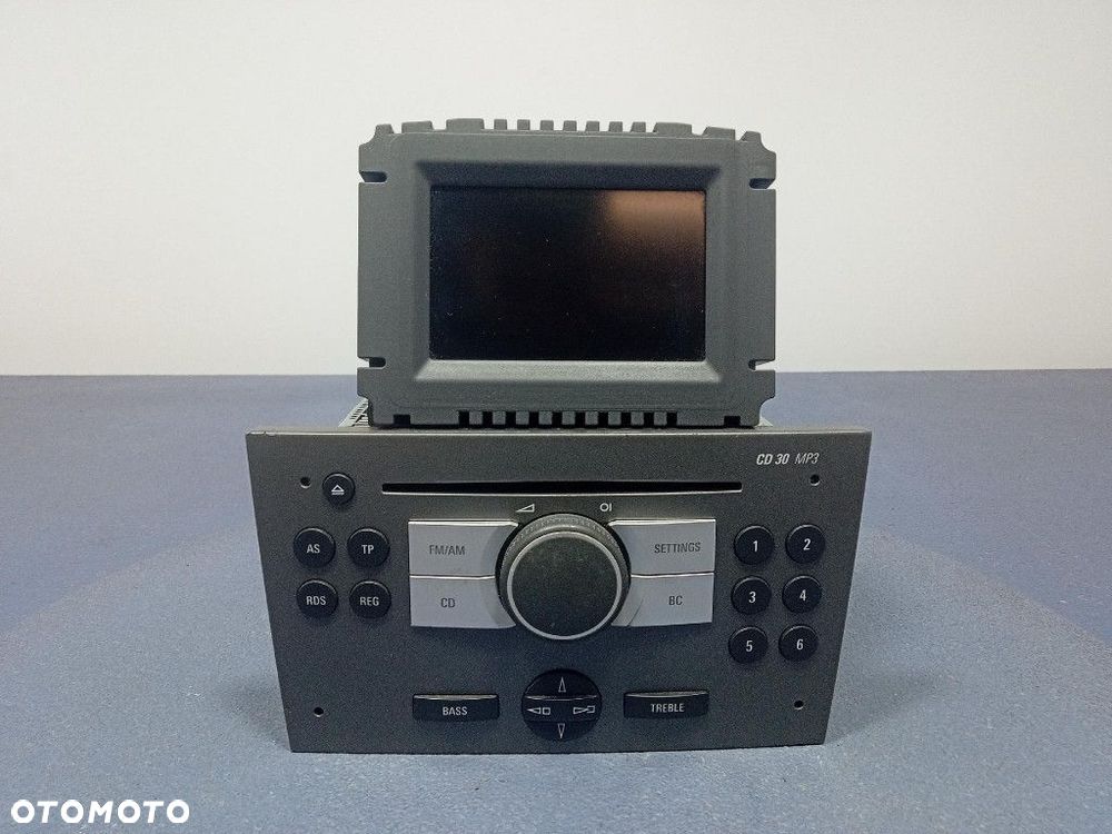 VECTRA C SIGNUM RADIO FABRYCZNE OEM CD30 MP3 EKRAN 13233932 - 1
