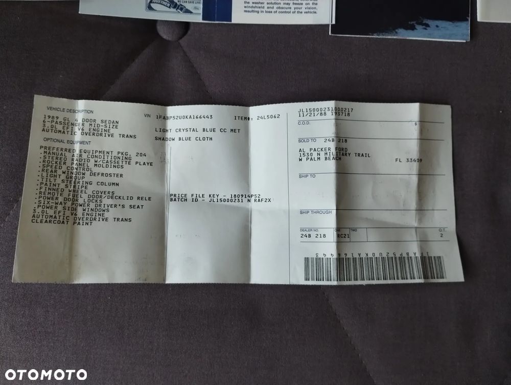 Ford Taurus 3.0 GL - 14