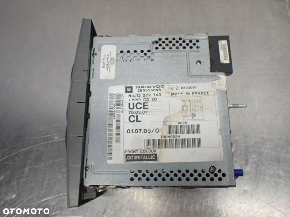 RADIO Z NAWIGACJĄ WYŚWIETLACZ OPEL ZAFIRA B 1.9 13262748 - 9