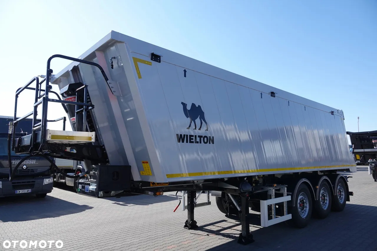Wielton WYWROTKA ALUMINIOWA 36 M3 / KLAPA / FABRYCZNIE NOWA 2025 ROK / PODŁOGA 7MM / OŚ PODNOSZONA / DOSTĘPNA OD RĘKI - 4