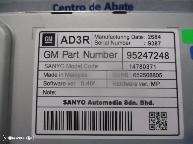 Display Relogio 95247248 OPEL ASTRA J 2015 1.6 CDTI 110CV 4P BRANCO - 3