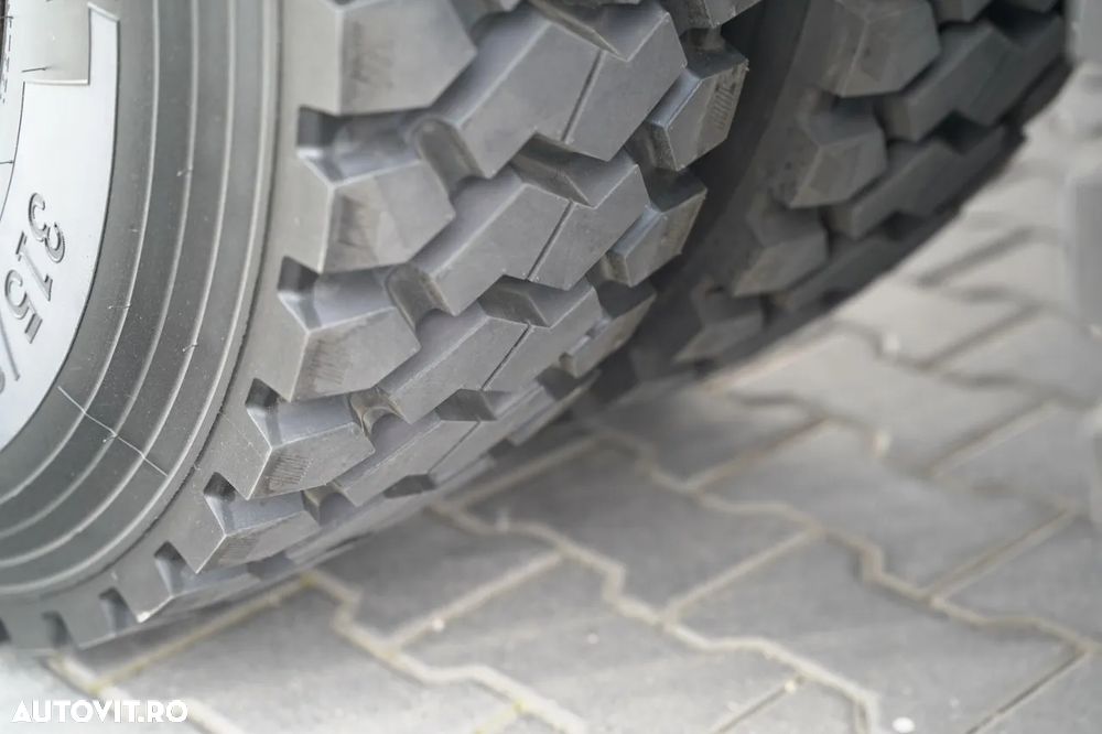 MAN TGS 35.460 / 8X4 / BASCULĂ SPATE / CLAPETĂ HIDRAULICĂ / MEILLER KIPPER / AUTOMAT / ANVELOPE 100% / PERDIERĂ ELECTRICĂ / EURO 6 - 25