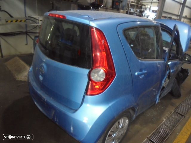 Carro MOT: K10B OPEL AGILA 2008 1.0 65CV 5P AZUL GASOLINA - 8