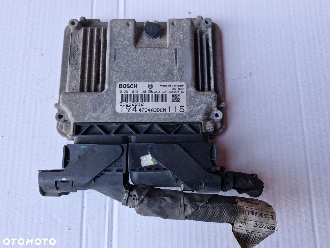 Komputer sterownik silnika Fiat Croma 1.9 51812912 - 1