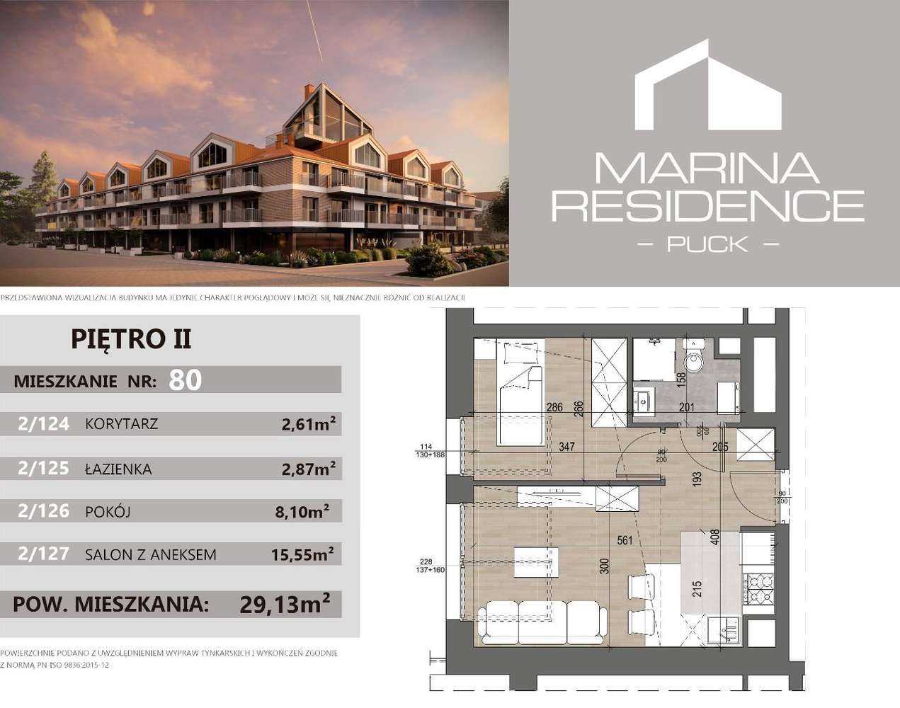 Morska oaza - przytulny apartament w Pucku | Marina Residence Puck