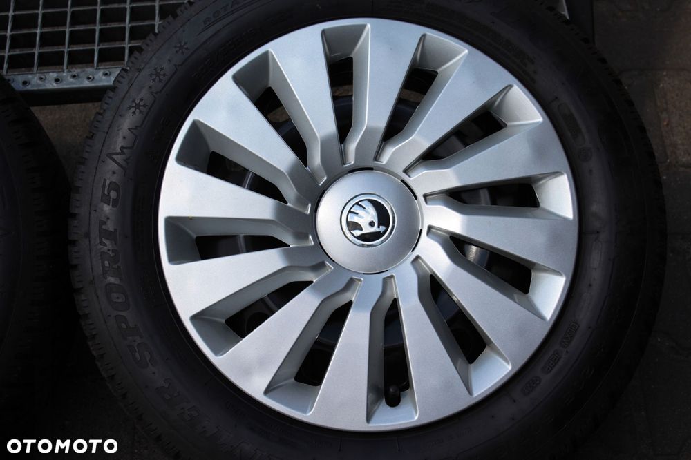 oryg skoda octavia mk4 16cali 5x112 et46 6,5j kołpaki - 3