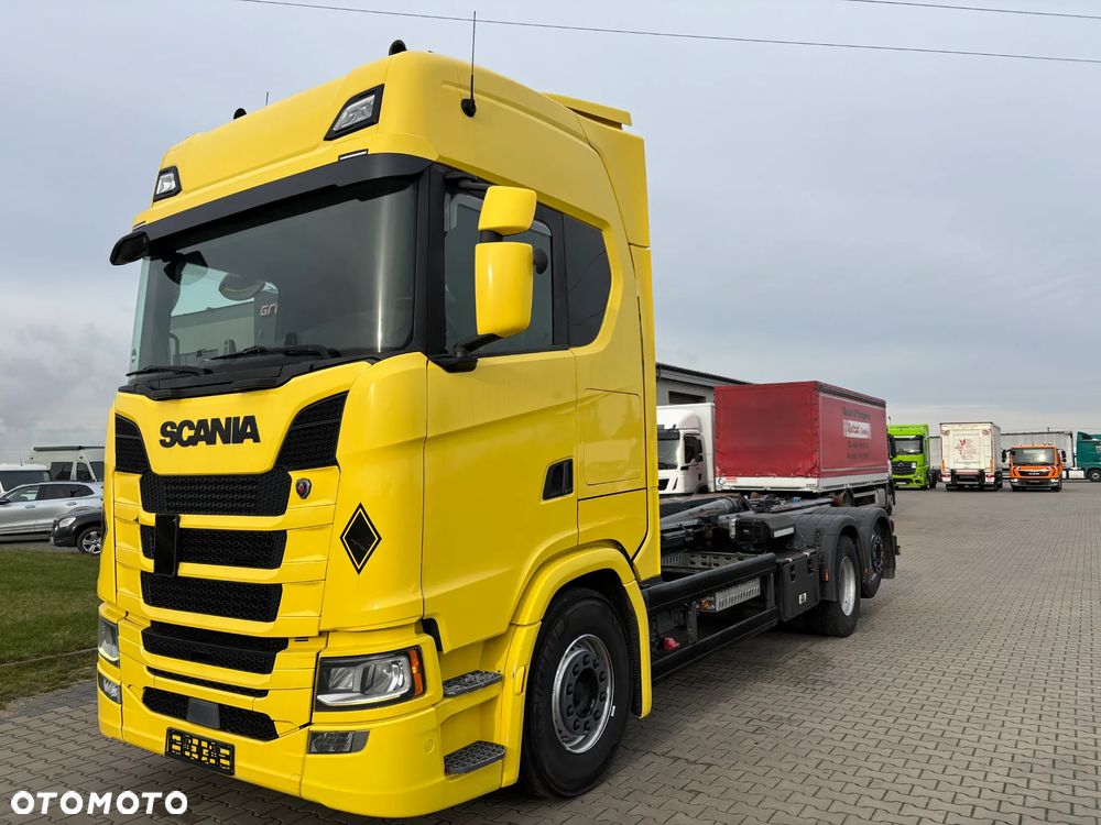 Scania S450 6x2  Meiller RS 21.70 hakowiec , bezwypadkowa , serwis w Scania, (nie HIAB, PALFINGER, VDL, HYVA,) Nowy model NG , model Scania S - 2