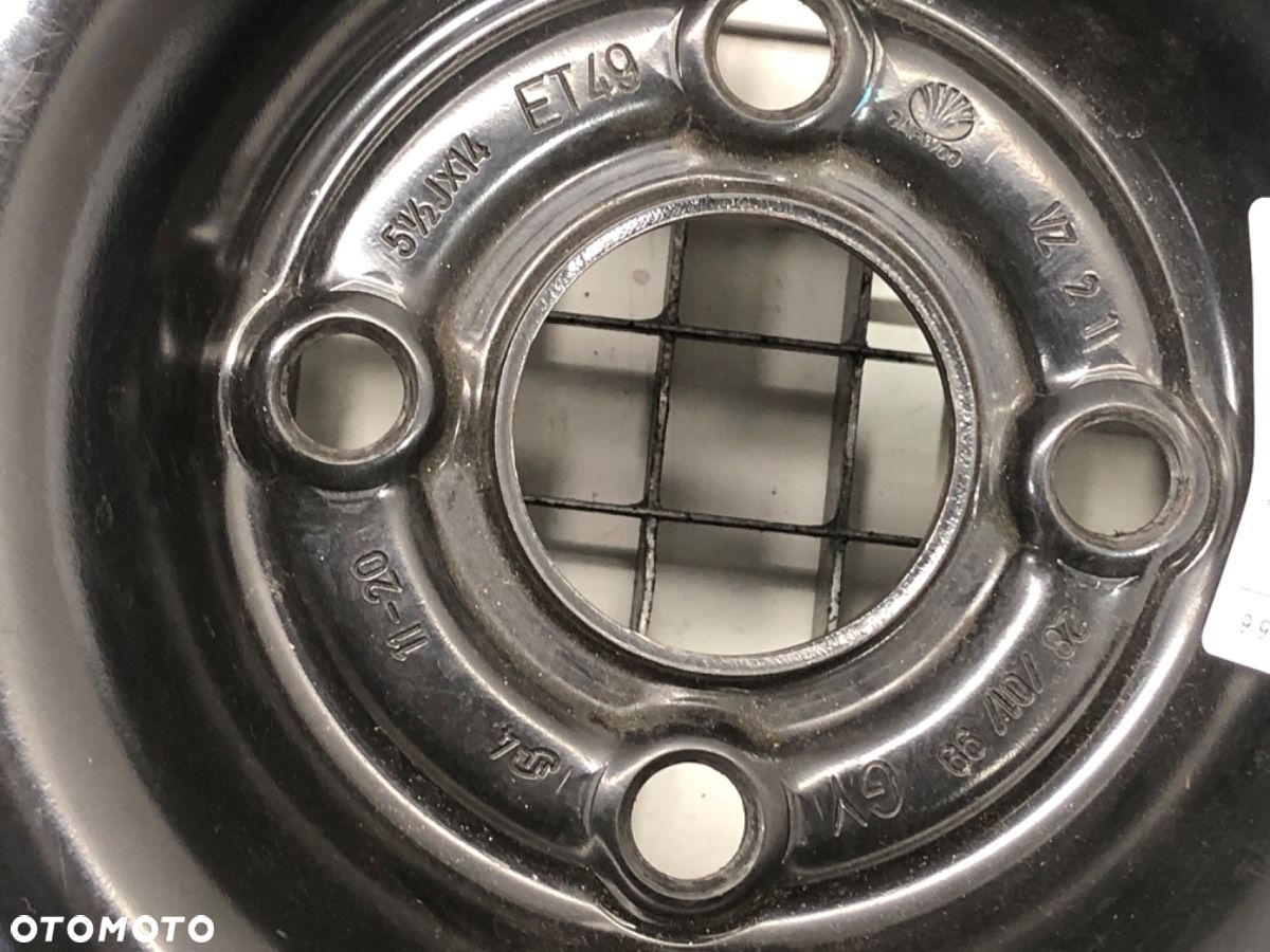 FELGA STALOWA KOMPLET 14 5,5j 4x100 et 49  56,6 - 200.00 PLN -    opel corsa - 3