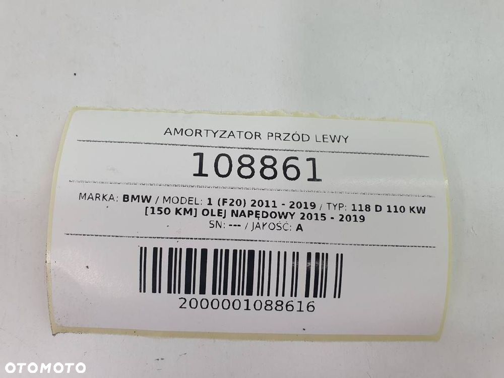 AMORTYZATOR PRZÓD LEWY MCPHERSON BMW F20 F21 LCI LIFT 120 118 D - 12