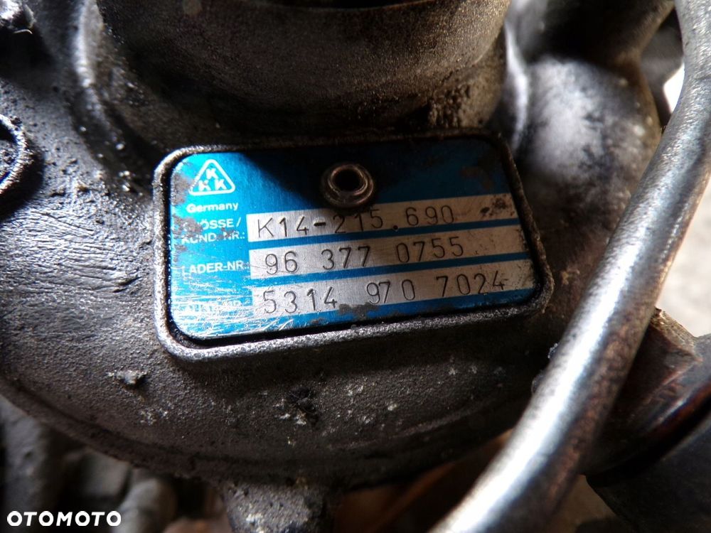 TURBOSPRĘŻARKA CITROEN XANTIA PEUGEOT 406 1.9 TD 53149707024 - 4