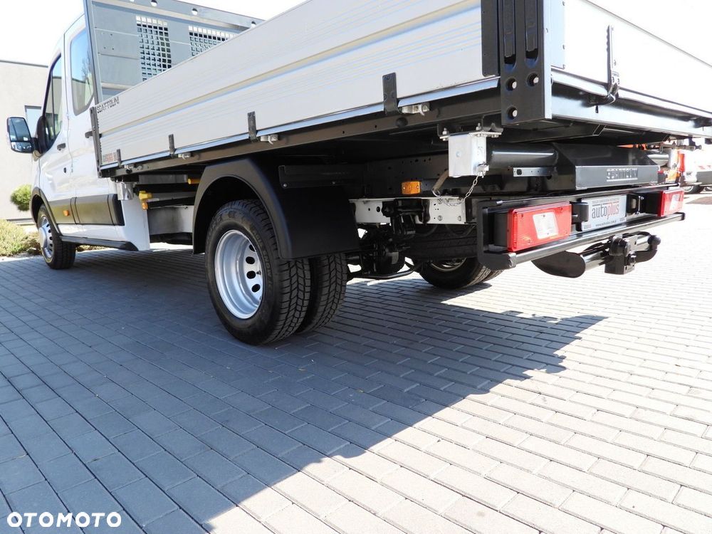 Ford TRANSIT WYWROTKA TROJSTRONNA PODWÓJNA KABINA DOKA 7 MIEJSC TEMPOMAT BLIŹNIACZE KOŁA KLIMATYZACJA  130KM - 18