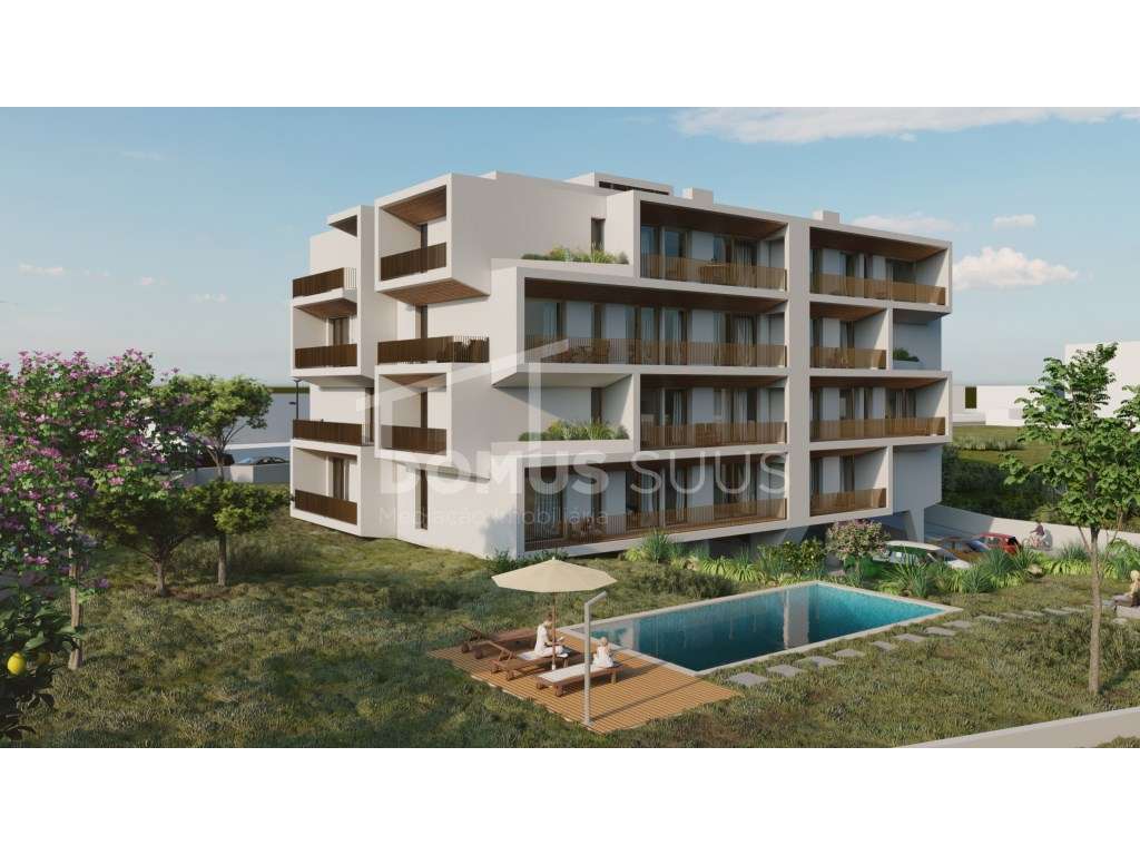 Apartamento T2 novo inserido em condomínio fechado com piscina - Grande imagem: 4/11