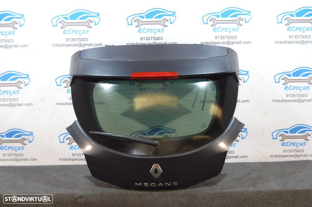 PORTA TAMPA MALA RENAULT MEGANE III 3 MK3 COUPE DZ0 DZ1 FECHO PUXADOR MOTOR VIDRO 3º STOP - 3
