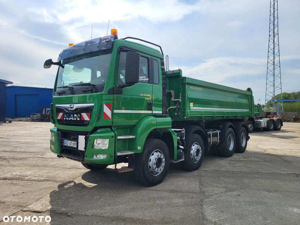 MAN TGS 35 420 8x4 3-str wywrotka Meiller z Niemiec - 9